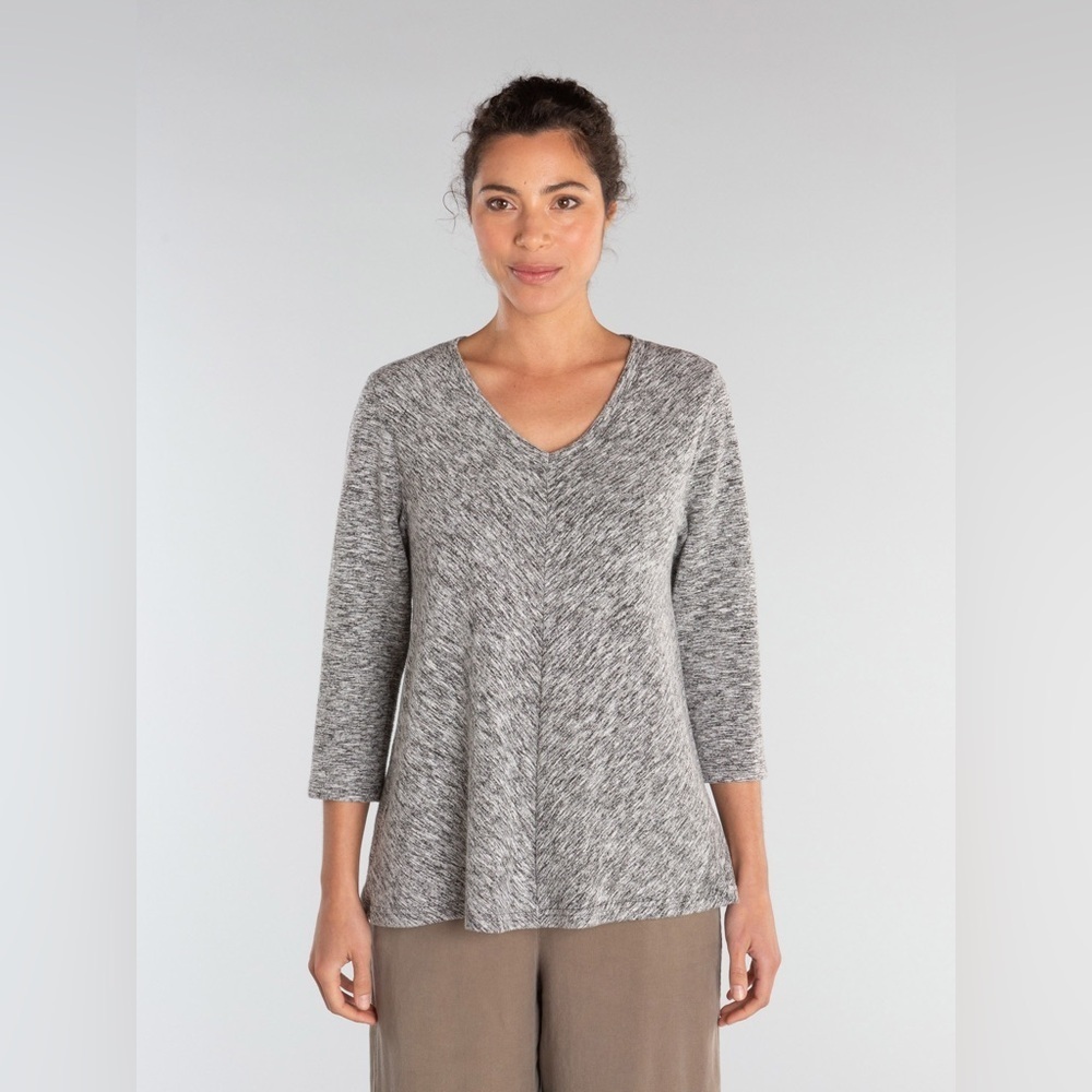 CUT LOOSE | Heathered grey v neck | size XL